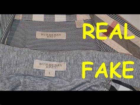 burberry brit shirt real vs fake|do all burberry buttons say.